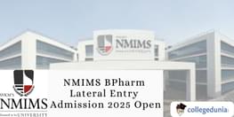 NMIMS BPharm Lateral Entry Admission 2025